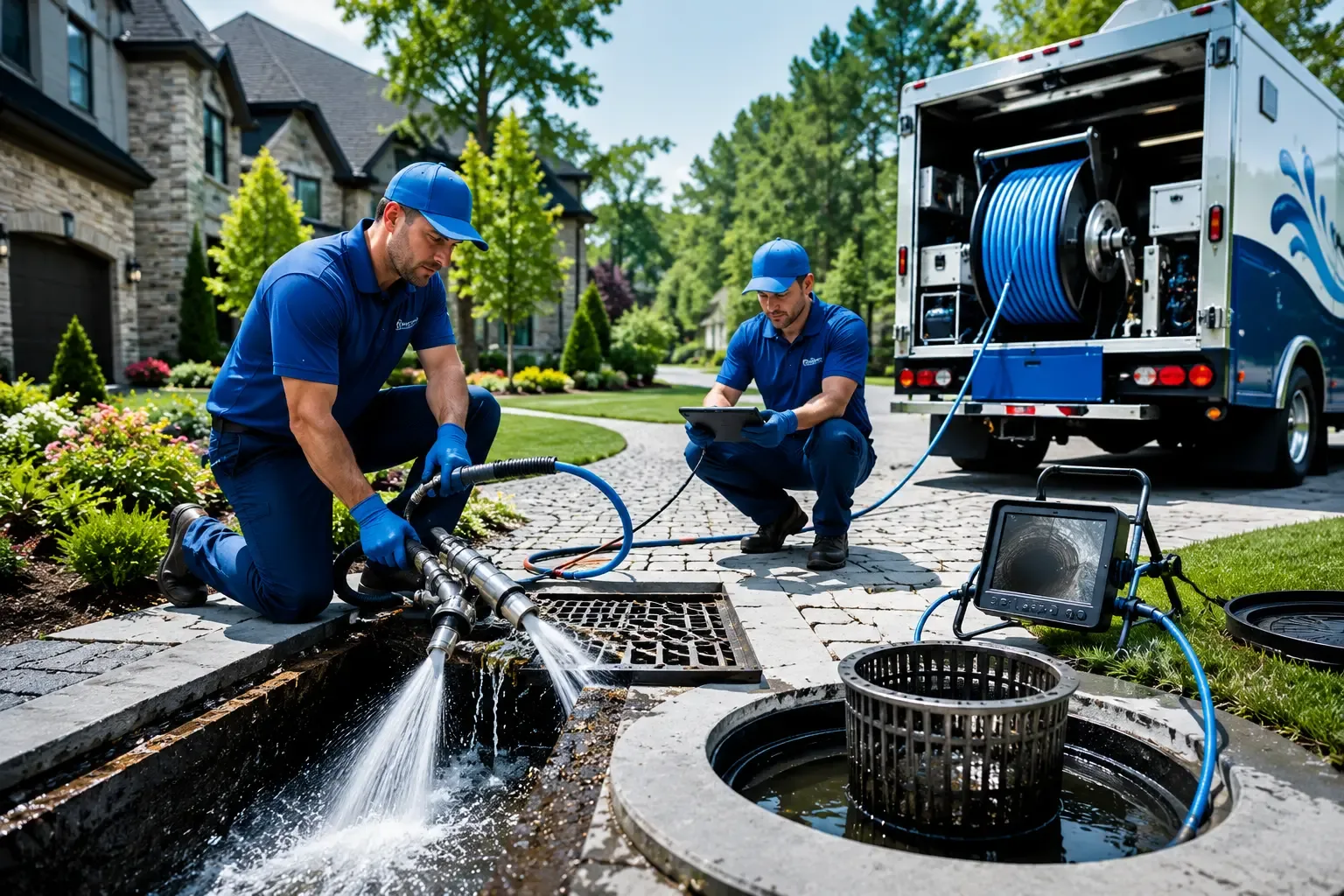 Local outdoor drain cleaning professionals in Keswick, IA